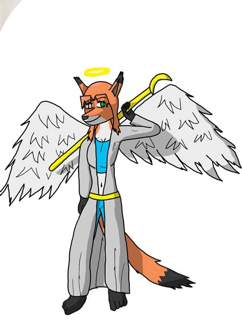 foxy angel finished  masterredwood  deviantart