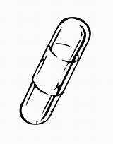 Pill Drawing Coloring Line Pages Getdrawings Printable Large sketch template