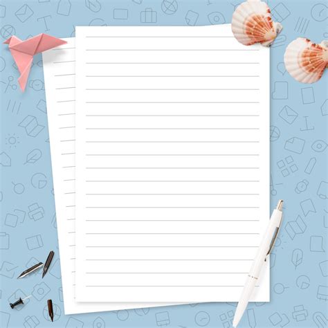 printable lined paper madison  paper templates handwriting paper