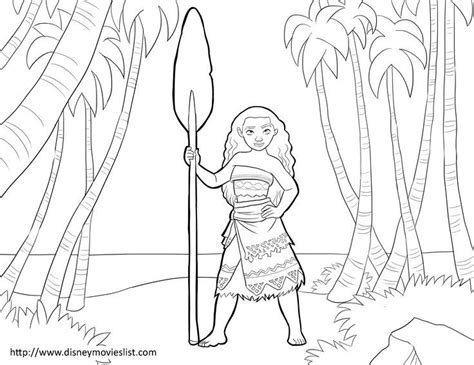 moana coloring pages coloring home