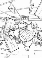 Hero Baymax Big Coloring Pages Nouveaux Les Dessin Coloriage Heros Ausmalbilder Karate Imprimer Printable Colorier Kicking Learns Héros Book Heroes sketch template