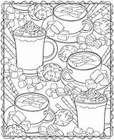 Coloring Pages Christmas Food Books Adult Holiday Mood Book Sheets Color Mandala Printable Creative Haven Choose Board Cleverpedia Set Music sketch template