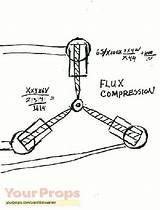 Flux Capacitor Future Back Drawing Movie Replica Prop Props sketch template