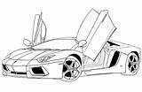 Colorir Carros Aventador Imprimir Furious Autoappassionati Lambo sketch template