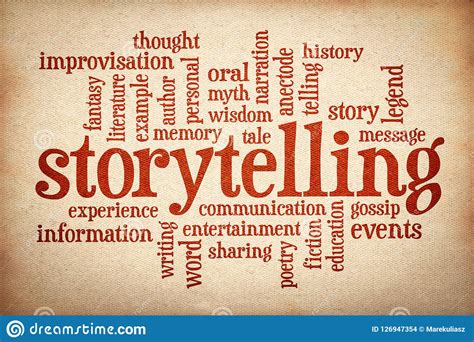 story  storytelling word cloud stock photo image  legend