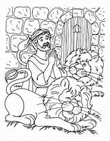 Daniel Coloring Den Lions Pages Bible Praying Times Lion Three Preschool School Kids Netart Sunday Story Activities Printable Crafts Color sketch template