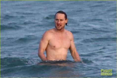 owen wilson goes shirtless on the beach in miami photo