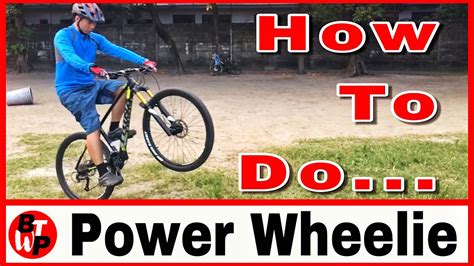 power wheelie bike commute skills youtube