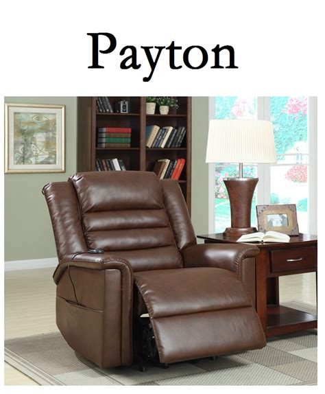 payton electric recliner sofa power lift furniture living room chair