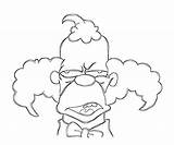 Krusty sketch template