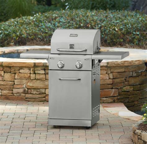 kenmore  burner small space stainless steel gas grill outdoor living