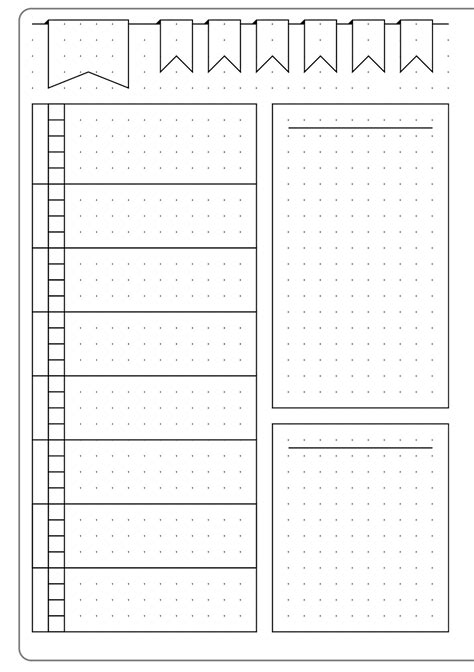 printable blank bullet journal pages