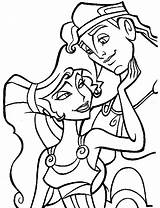 Hercules Coloring Kids Color Pages Funny Print Disney sketch template