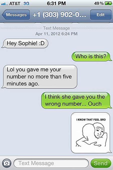 11 Funny Texts Sent To The Wrong Number Sms Fail Wrong