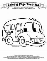 Coloring School Bus Pages Big Go Dulemba Tuesday Yellow Buses Thing Time sketch template
