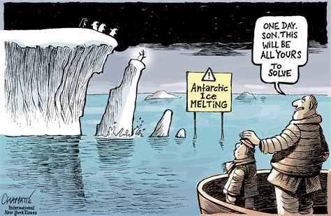 antarctic ice  melting globecartoon political cartoons patrick