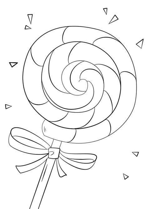 swirl lollipop coloring page sketch coloring page