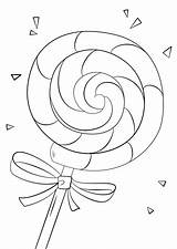 Lollipop Coloring Pages Drawing Printable Lollipops Kids Christmas Swirl Candy Template Sheets Bestcoloringpagesforkids Getdrawings Choose Board Templates Categories sketch template