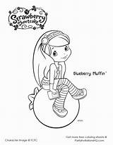 Coloring Blueberry Strawberry Shortcake Muffin Pages Colorare Da Fragolina Characters Di Disegni Muffins Drawing Getcolorings Tutti Guarda Popular Getdrawings Bambinievacanze sketch template