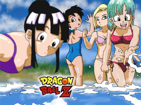 Dbz Beach Babes Dragonball Z Girls Only Wallpaper 30912740 Fanpop