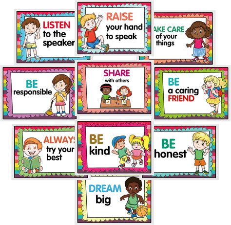 Buy 10 Classroom Rules S Classroom Decorations Banner Bulletin Board