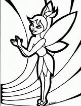 Tinkerbell Coloring Pages Printable sketch template