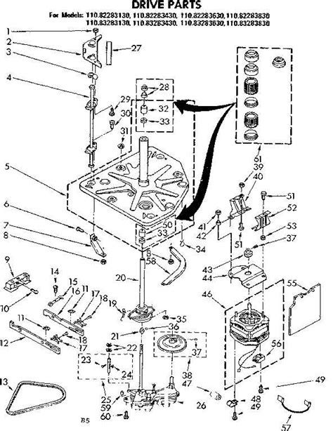kenmore  series washer repair manual