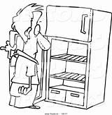 Fridge Outlined Staring Imgkid 출처 Toonaday Ron Leishman sketch template