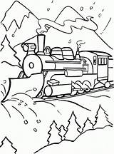 Coloring Christmas Train Pages Polar Express Sheets Kids sketch template