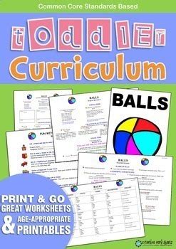 complete toddler curriculum  themes  creative worksheets tpt