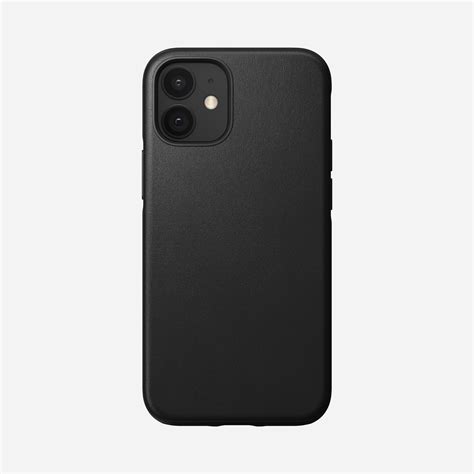 modern leather case  iphone  mini black nomad