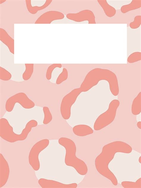 goodnotes pink cheetah print cover book cover art diy binder covers