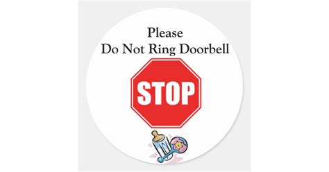 ring doorbell sticker zazzlecom