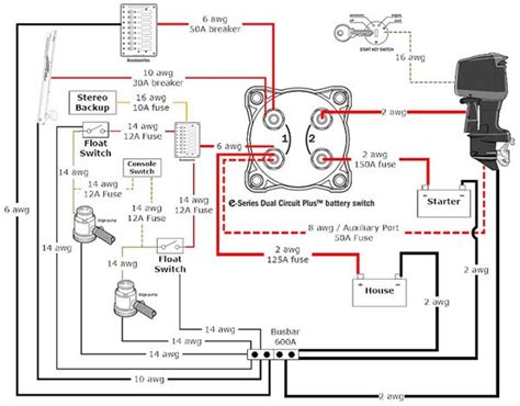 basic  volt boat wiring diagram