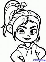 Vanellope Ralph Wreck Draw sketch template