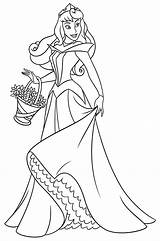 Aurora Colorare Princesses Nora Principessa sketch template