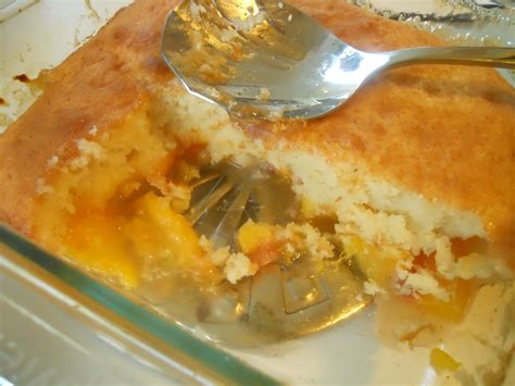 easy peach cobbler recipe cake mix