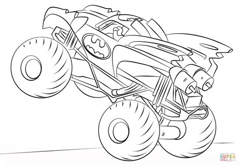 monster truck coloring pages