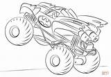 Coloring Monster Truck Batman Pages Printable sketch template