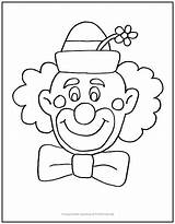 Clown Coloring Outline Color Clipart Printable Will Delight Classroom Both Children Fun Clip sketch template