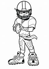 Coloring Pages Nfl Player Getcolorings Players sketch template