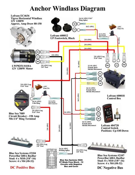 traci scheme wiring diagram  anchor winch system