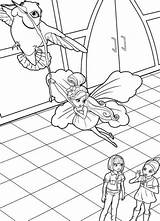 Thumbelina Coloring Pages Barbie Kids sketch template