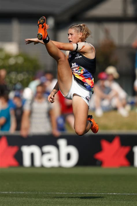aflw star tayla harris and the kick that ignited the trolls then
