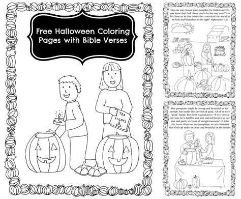 huzat christian halloween coloring sheets