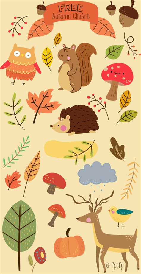 printable autumn planner stickers and clip art scrap booking