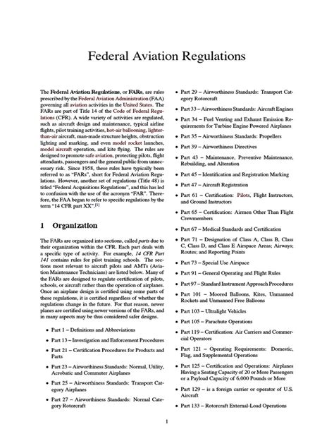 federal aviation regulations wikipediapdf aviation aeronautics
