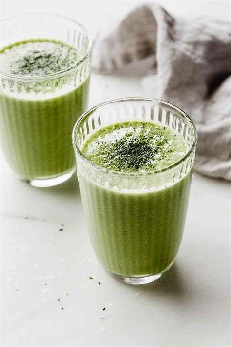 matcha powder green tea smoothie recipe choosing chia