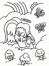 Angel Coloring Pages Angels Singing Baby Cliparts Kids Clipart Getdrawings Getcolorings Sheets Clip Library Illustration Characters Color Colouring Favorites Add sketch template