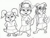 Alvin Chipettes Chipmunks Coloring Pages Printable Chipwrecked Kids Chipette Eleanor Drawing Color Print Cartoon Colouring 2010 Getdrawings Book Popular Girls sketch template
